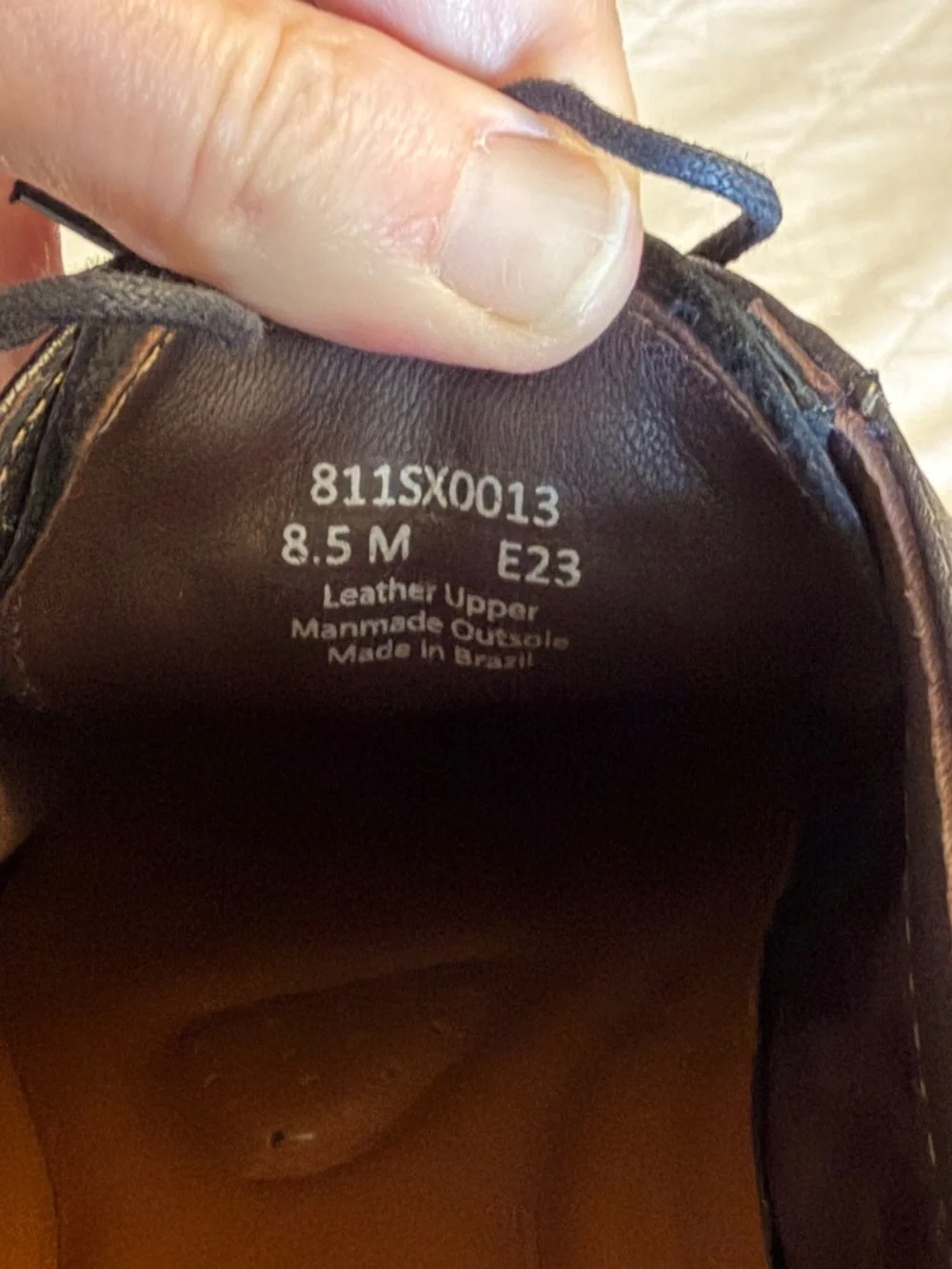 Section X mens lace up dress shoes